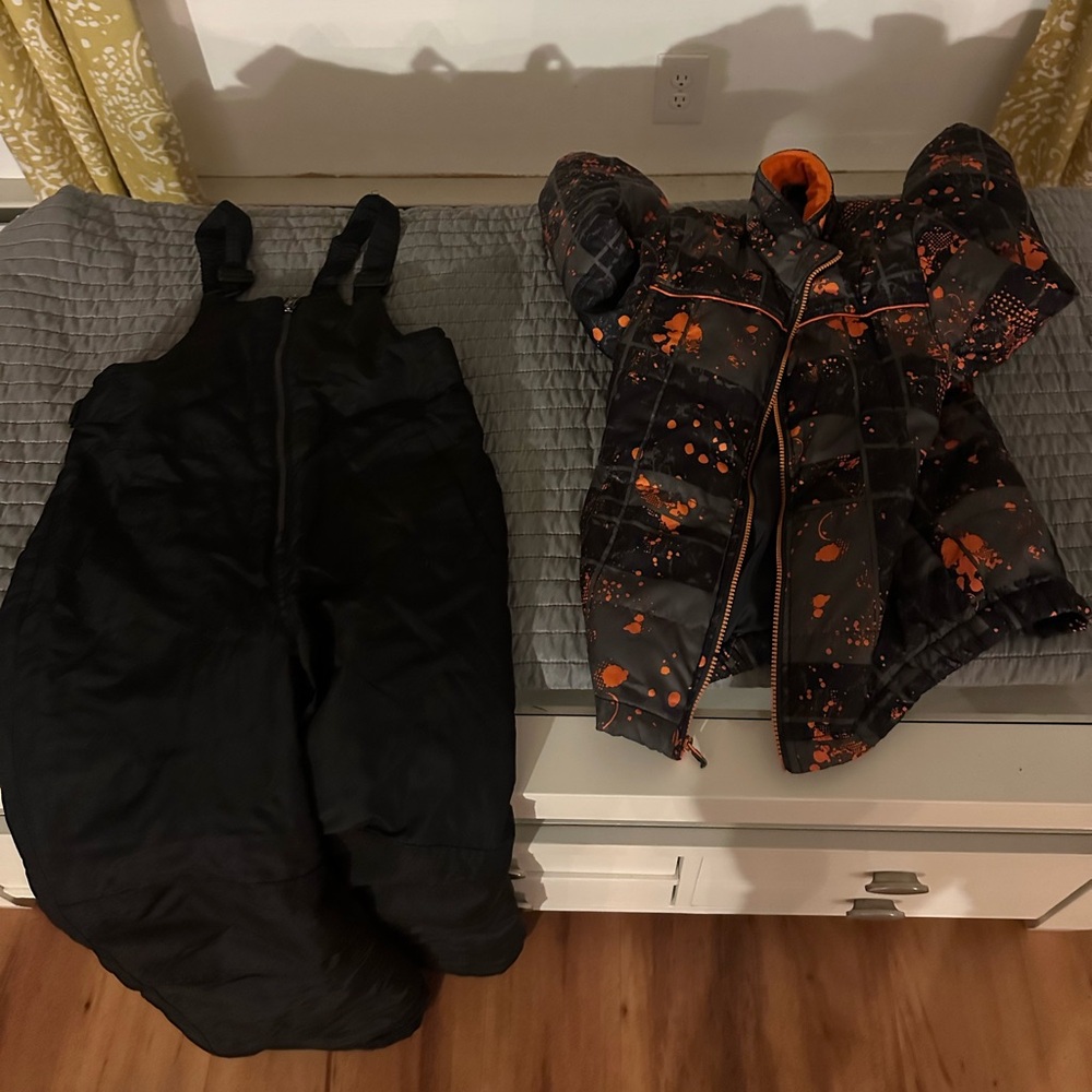 Cherokee Black Snowsuit Set